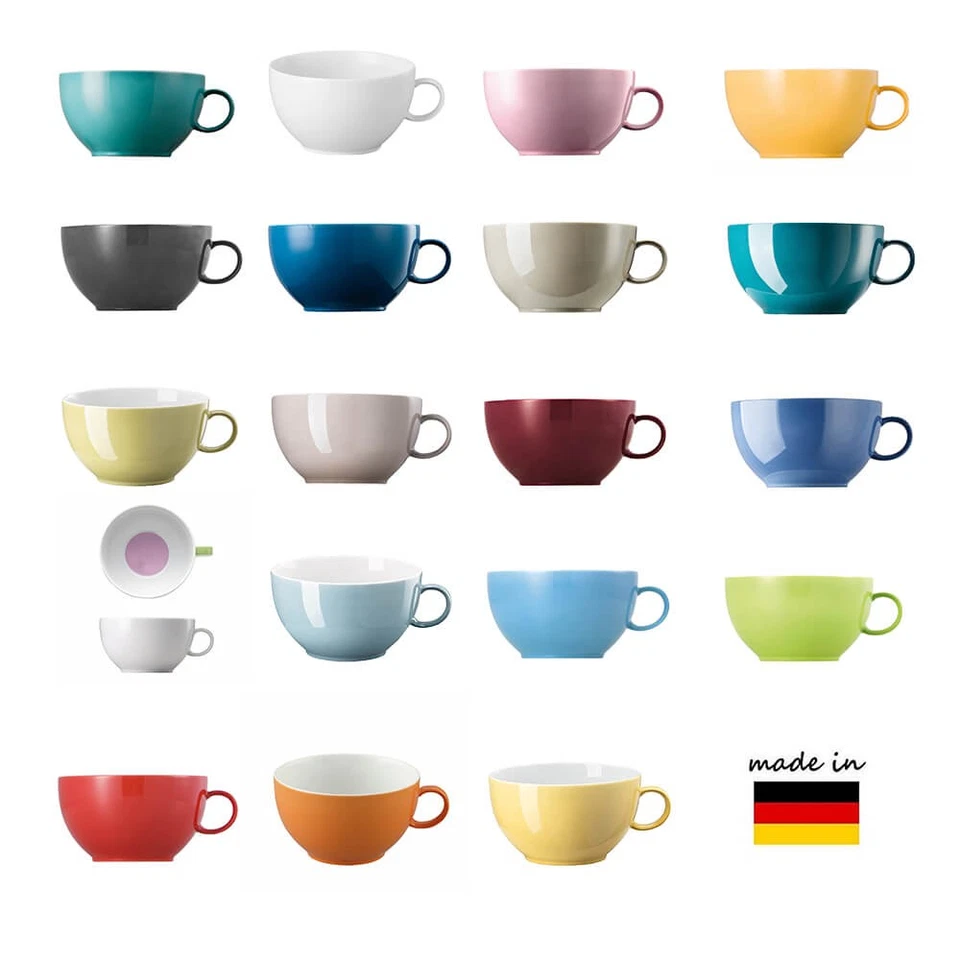 Thomas Cappuccinotasse Sunny Day Porzellan Farbauswahl - Bild 1 von 1