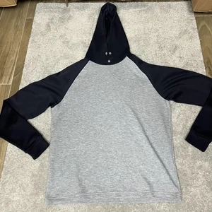 FootJoy Sudadera Para Hombres Pequeña Gris Negra Con Capucha Golf Pullover Sudadera con Capucha Raglán - Imagen 1 de 6