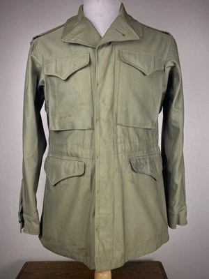 Original WWII WW2 U.S. Army M-1943 Field Jacket – Early 1943 Production - Image 1 of 4