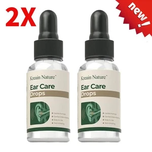 2x Ear Care Drops Gentle Formula, Relieve Tinnitus by Unblocking Secretions - Picture 1 of 11