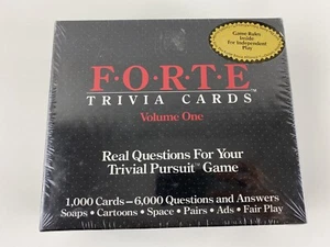 Forte Trivia Karten Band 1 für Trivial Pursuit Expansion Pack, 6000 Fragen - Bild 1 von 4