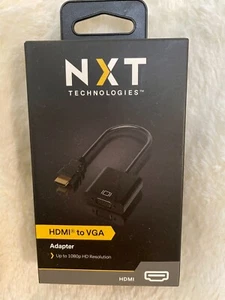 Genuine NXT Technologies HDMI to VGA Adapter *FAST FREE SHIPPING* - Picture 1 of 2