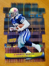 1999 Stadium Club 3 X 3 Illuminator Refractor Emmitt Smith Card #T2B