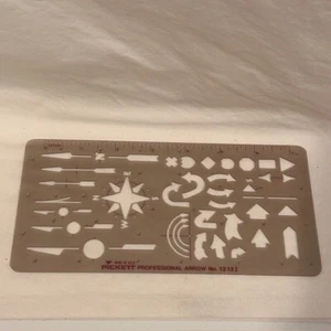 Pickett Professional Arrow No 1212 I Template - VGC - Pre-Owned - Picture 1 of 3