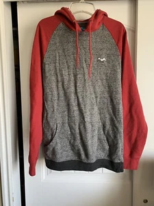 The Airblaster Company Pterodactyl Hoodie Sweatshirt Red Adult Medium Grey - Picture 1 of 7