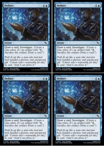 MTG - 4x DEDUCE - Murders at Karlov Manor (C) - Picture 1 of 1