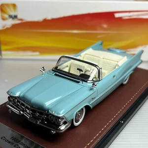 1/43 GLM Stamp 1959 Imperial Crown Convertible Normandy Blue GLM132001 - Picture 1 of 2