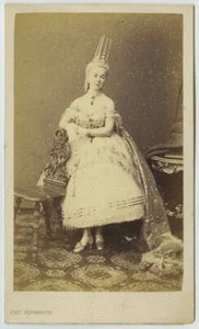 CDV 1860-70 Bergamasco à St-Pétersbourg. Princesse Troubetskoï à un bal costumé. - Picture 1 of 2