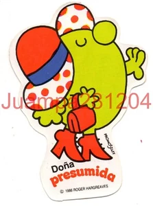 DOÑA PRESUMIDA CROMO DON DONUTS  1987 DONUTS PROMOSTAFF - Picture 1 of 2