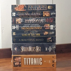 8 Oscar Winner VHS Lot โ Excellent Condition - Factory seal & Watermarks - Picture 1 of 6