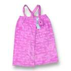 NEW! Girls Size L/XL 14/16 Pink After-Shower Wrap Robe