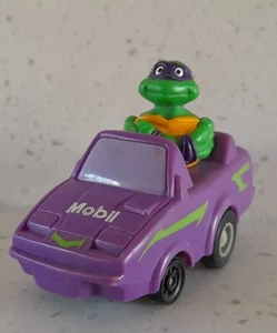 TMNT Teenage Mutant Ninja Turtles Mobil Pull Back Car Donatello 1990 - Picture 1 of 7