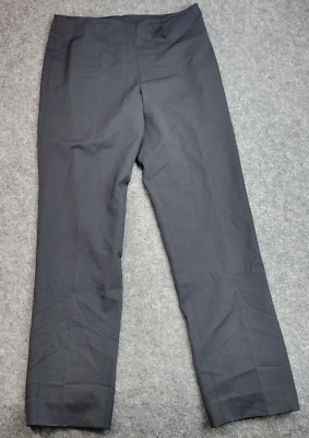 Женские шерстяные брюки Lauren Ralph Lauren черные 10 прямые повседневные зимние на молнии - Изображение 1 из 4