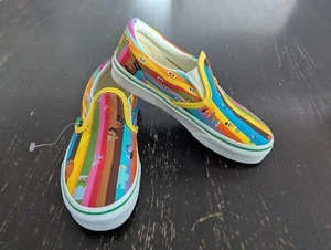 Vans Sesame Street Kids Classic Slip-On Vans Rainbow Size 13 - Picture 1 of 6