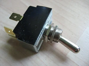 Carling Toggle Switch ON-OFF DPST 2-Position 12 VDC 125/250 VAC 1/2" #E34AB - Picture 1 of 6