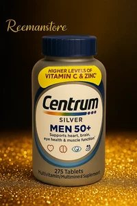 Centrum Silver Hombres 50+ Multivitamínico Inmune Corazón Ojo Cerebro Salud 275 Comprimidos ct - Imagen 1 de 6