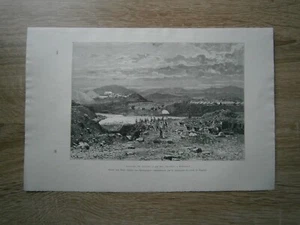 1891 Reclus print CHAGRES RIVER AT MATACHIN, PANAMA, #49 - Picture 1 of 1