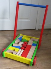 john crane tidlo baby walker with abc blocks