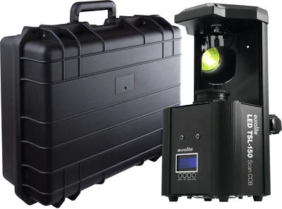Eurolite LED TSL 150 Scan COB Scanner DMX Gobo Licht Rainbow DJ Koffer Set - Bild 1 von 4