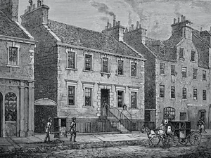 Edinburgh THE BLIND ASYLUM ON NICOLSON STREET Original Victorian Print c1881 - Picture 1 of 2