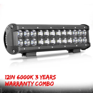 12/14inch Combo LED Work Light Bar Spot Flood Driving Offroad SUV UTV ATV Boat - Bild 1 von 58