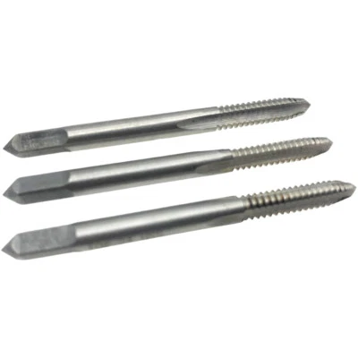 3pcs 10-24 Tap 10x24 UNC Thread 3 Flutes Right Hand 10 - 24 Tap Set 10 x 24 - Image 1 of 4