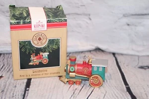 Vintage Hallmark Andenken Ornament Claus & Co. R.R. Lokomotive 1991 Zug - Bild 1 von 3