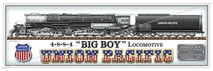 train,Big Boy,4-8-8-4,Union,Pacific, ALCO,Locomotive,Steam Engine,Railroad,RR,b - Picture 1 of 5