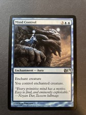 MTG Mind Control M12 Card Magic the Gathering 2012 Enchantment 
