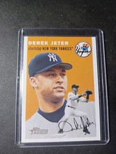 2003 Topps Heritage Derek Jeter Orange Variation SP #10