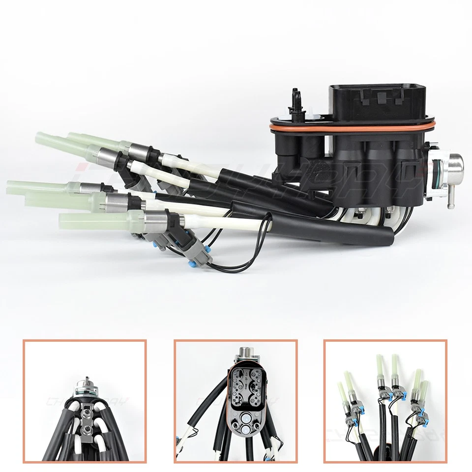 Inyector de combustible FJ503 Spider 6 cilindros para GMC Jimmy 1996-2002 motor V6 de 4,3 L Foto 1 de 4