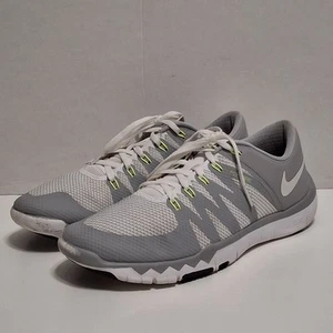 Nike Free Trainer 5.0 V6 Gray Mesh Running Shoes Men's Sz 10.5 Athletic Sneakers - Picture 1 of 8