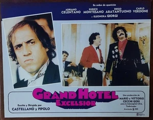Diego Abatantuono & Verdone GRAND HOTEL EXCELSIOR original 1982 Lobby Card 11810 - Picture 1 of 1
