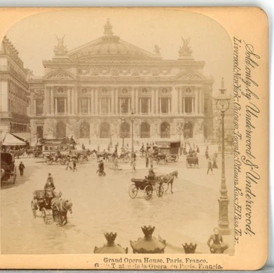 Франция, Большой оперный театр, Париж — Underwood Stereoview B23 - Изображение 1 из 4