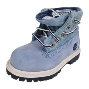 🚨 Timberland Roll Top Camisa de Trabajo NIÑOS PEQUEÑOS Botas 22817 Senderismo Cuero Azul Talla 6 - Imagen 1 de 10