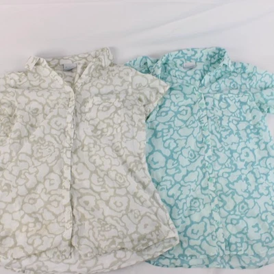 Лот из 2 Columbia женщин повседневный открытый рубашки на пуговицах средний - Изображение 1 из 4