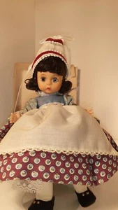 Vintage madame alexander doll France two tone eyes with beautiful dress and hat - Picture 1 of 9