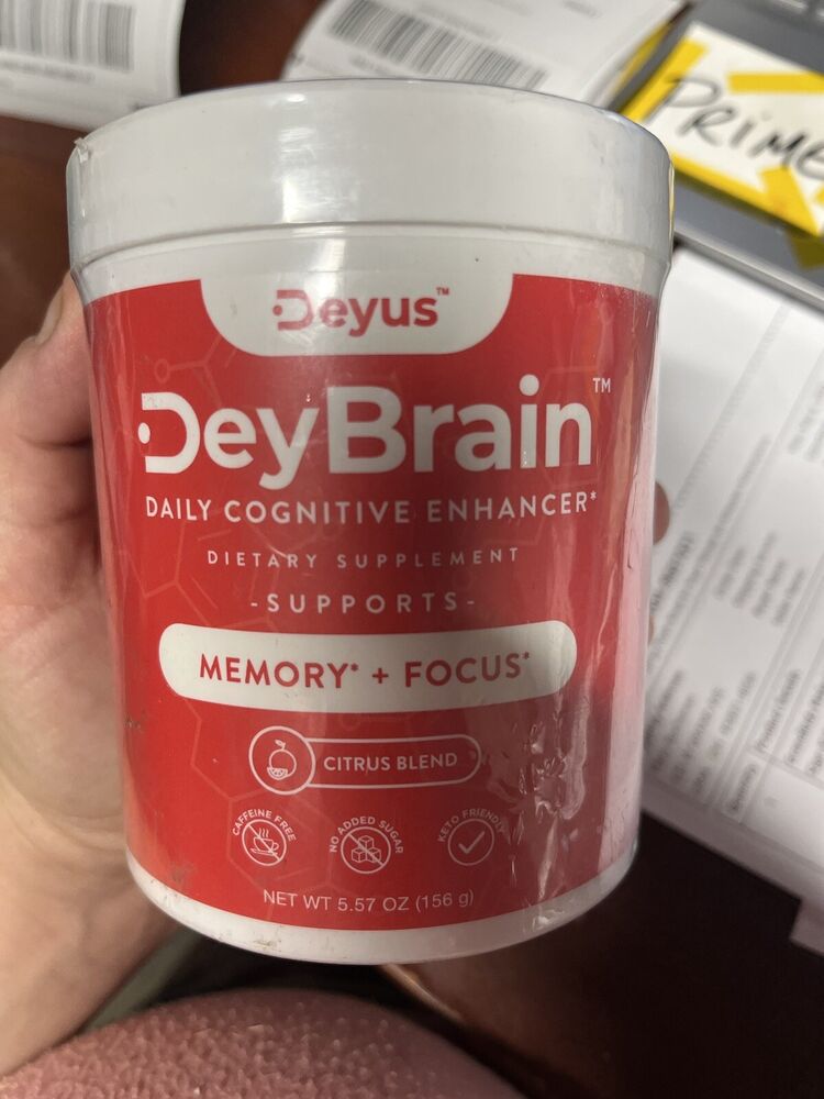 DeyBrain by Deyus - Nootropic Brain Booster Supplement, Supports Memory & Focus