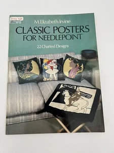 Vintage 22 Charted Designs Art Nuevo Counted Cross Stitch & Needlepoint 1978 - Picture 1 of 4