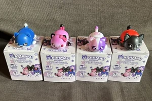Lot of 4 Aphmau Mystery Meemeows Figures Litter 5 Aaron, Ein, KC, & Aphmau cat - Picture 1 of 9
