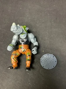 Figura de acción TMNT Playmates 1988 ""Rocksteady"" incompleta - Imagen 1 de 2