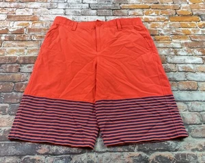 Under Armour Shorts Boys 18 Orange Performance Athletic Casual Outdoor Youth - Picture 1 of 15