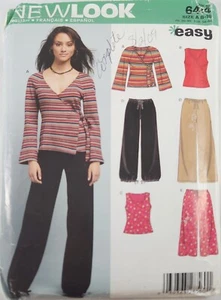 New Look A6414 pattern uncut womens misses shirt pants top Simplicity - Picture 1 of 2