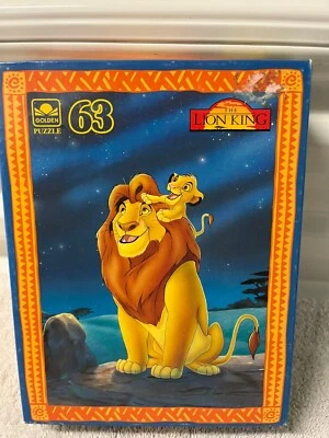 Rompecabezas Rey León Dorado 63 piezas, completo, las 63 piezas Foto 1 de 3
