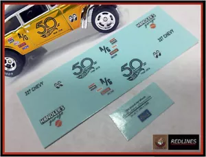 Decalcomania replica 1/64 '55 Chevy 50th Anniversary Gasser' SCR-0127 - Foto 1 di 1