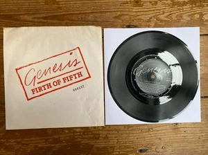 GENESIS - FIRTH of FIFTH - 1st PRESS VINYL 7" SINGLE - FLEXI DISC *WITH SLEEVE* - Picture 1 of 5