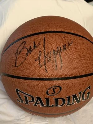 BOB HUGGINS SIGNED BASKETBALL CINCINNATI BEARCAT WEST VIRGINIA MOUNTAINEER JSA - Image 1 of 4