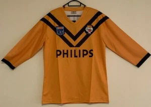 BALMAIN TIGERS 1989 NSW RUGBY LEAGUE RETRO POLY NRL JERSEY - Picture 1 of 4