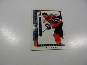 Eric Lindros 1997 Pinnacle Link 2 History Be A Player card #LTH-7B
