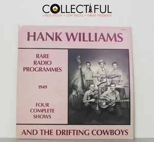 HANK WILLIAMS - RARE RADIO PROGRAMMES 1949 - JAMBALAYA 1985 *EX-* VINYL LP🔥 - Picture 1 of 2
